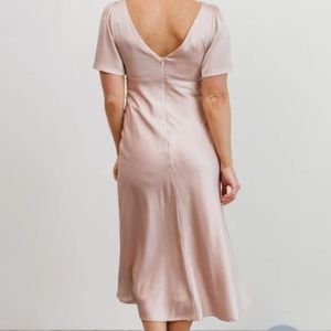 Silk Blush Midi Baltic Born Dress